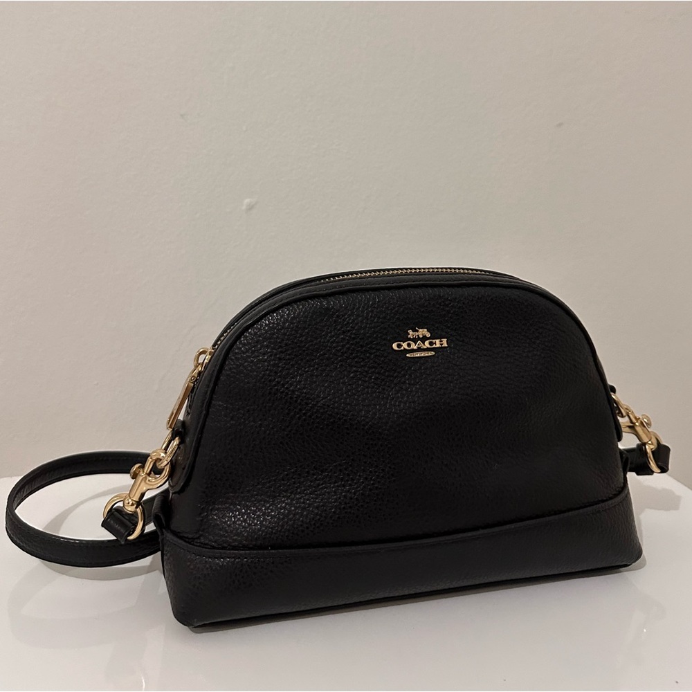 Coach black crossbody bag